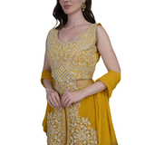 Golden Glow Embroidered Co-Ord Set