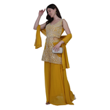 Golden Glow Embroidered Co-Ord Set