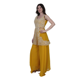 Golden Glow Embroidered Co-Ord Set