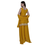 Golden Glow Embroidered Co-Ord Set