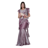 Fish-Cut Drape Saree Set