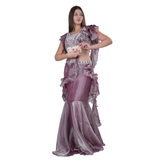 Fish-Cut Drape Saree Set