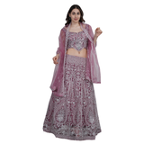 Blush Bloom Embroidered Lehenga Set