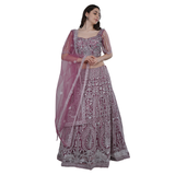 Blush Bloom Embroidered Lehenga Set
