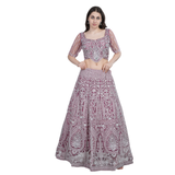 Blush Bloom Embroidered Lehenga Set