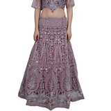 Blush Bloom Embroidered Lehenga Set
