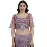 Blush Bloom Embroidered Lehenga Set