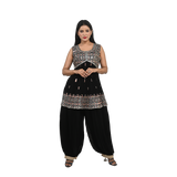 Twilight Charm Embroidered Kurti Set