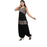 Twilight Charm Embroidered Kurti Set