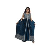 Sapphire Hues Anarkali Suit