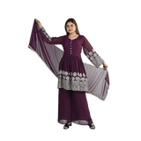 Royal Elegance Purple Salwar Suit