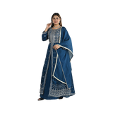 Royal Sapphire Anarkali Elegance