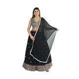 Ebony Grace Georgette Lehenga Choli Set