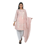 Pink Blossom Embroidered Salwar Suit