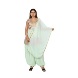 Vibrant Sea Green Embroidered Salwar Suit