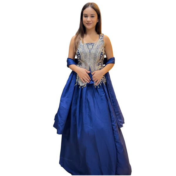 Imperial Blue Celebration Lehenga
