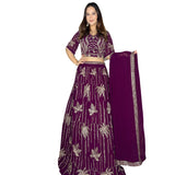 Regal Vineyard Embroidered Lehenga