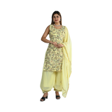 Golden Radiance Afghani Salwar Suit