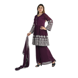 Royal Elegance Purple Salwar Suit